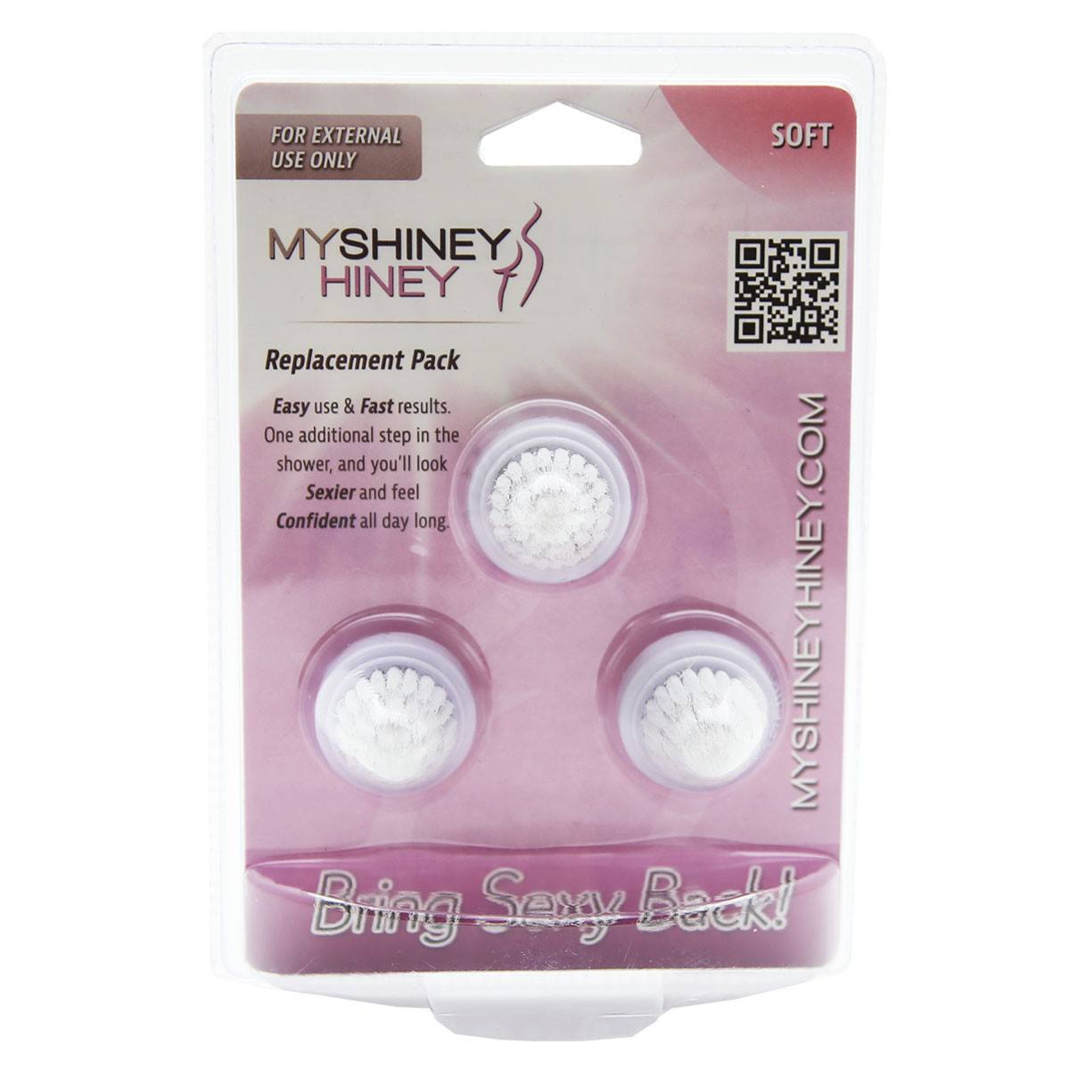 Replacement Heads - My Shiney Hiney Personal Cleansing Kit Soft Replacement Heads (3pk)